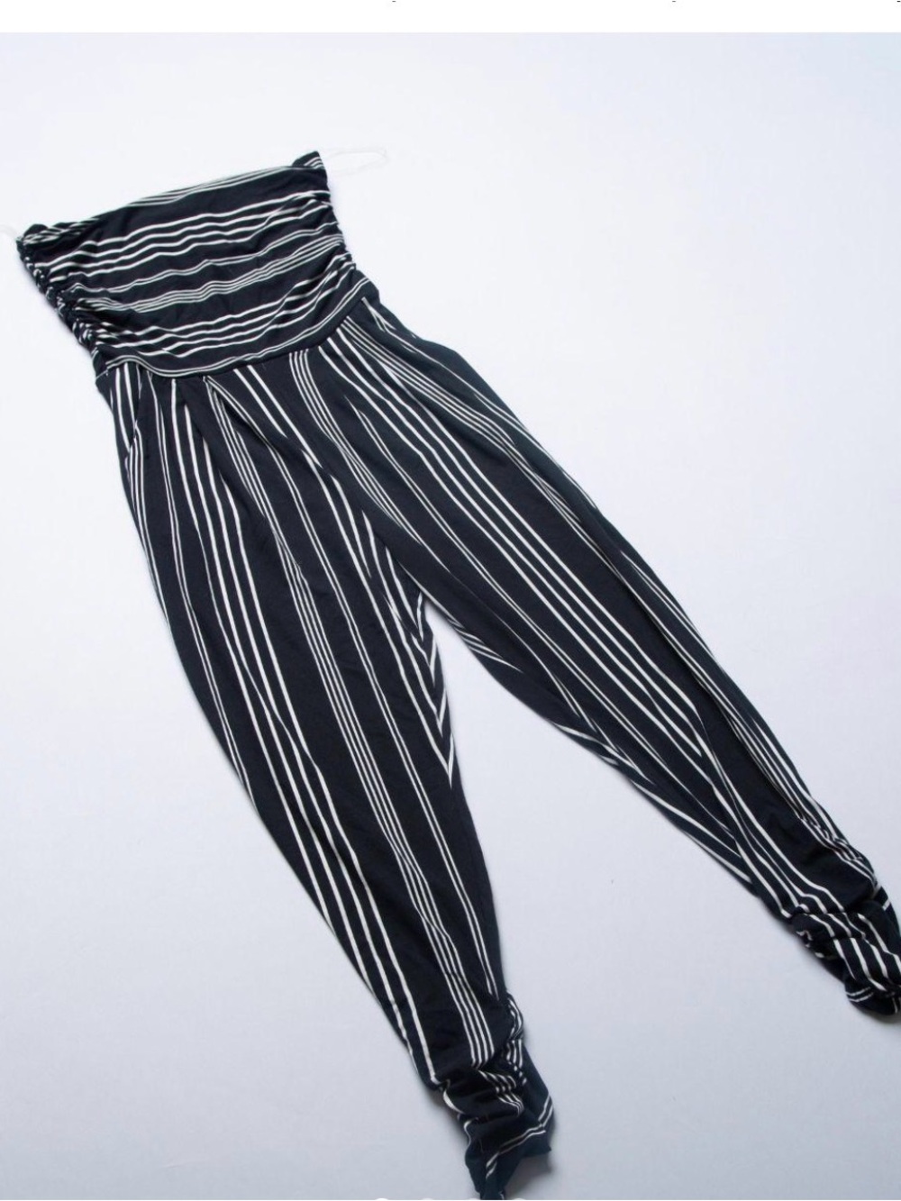 Full Circle Trends Black and White Jumpsuit